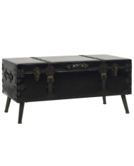 Table basse MDF et acier 102x51x48 cm | Mobilier & Déco