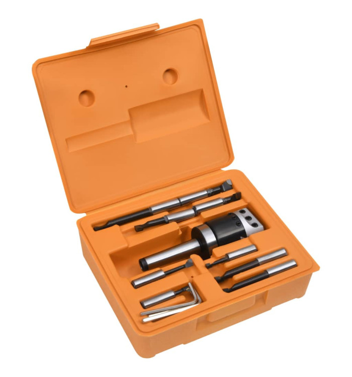 Jeu d'outils d'alésage 15 pcs 50 mm Tête d'alésage MT3-F1-12 | Mobilier & Déco
