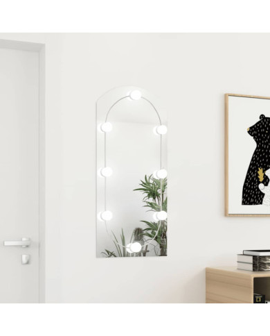 Miroir avec éclairage LED 90x45 cm Verre Arche | Mobilier & Déco