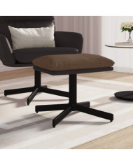Repose-pied Marron 60x60x36 cm Tissu et similicuir | Mobilier & Déco