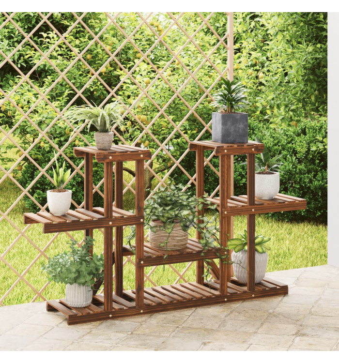 Support à fleurs 110x25x73 cm bois massif de sapin | Mobilier & Déco