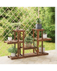 Support à fleurs 110x25x73 cm bois massif de sapin | Mobilier & Déco