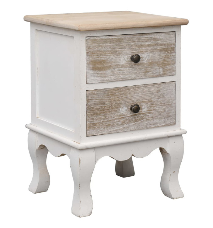 Table de chevet 35x30x50 cm Bois de Paulownia | Mobilier & Déco
