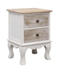 Table de chevet 35x30x50 cm Bois de Paulownia | Mobilier & Déco