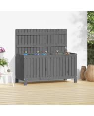 Boîte de rangement de jardin Gris 115x49x60 cm Bois de pin | Mobilier & Déco