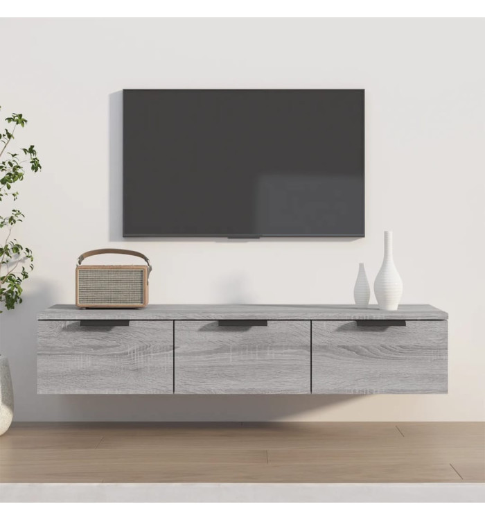 Armoire murale Sonoma gris 102x30x20 cm Bois d'ingénierie | Mobilier & Déco