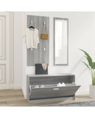 Ensemble d'armoires à chaussures 3-en-1 Sonoma gris | Mobilier & Déco
