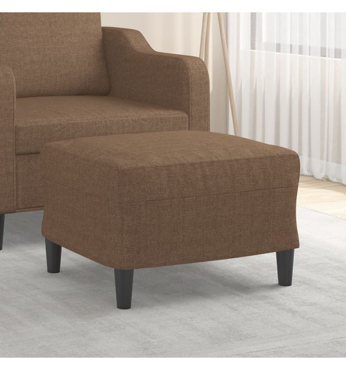 Repose-pied Marron 60x50x41 cm Tissu | Mobilier & Déco
