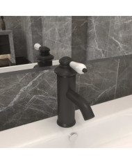 Robinet de lavabo de salle de bain Gris 130x180 mm | Mobilier & Déco