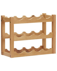 Casier à bouteilles 12 bouteilles 47x21x36 cm Bois de chêne | Mobilier & Déco
