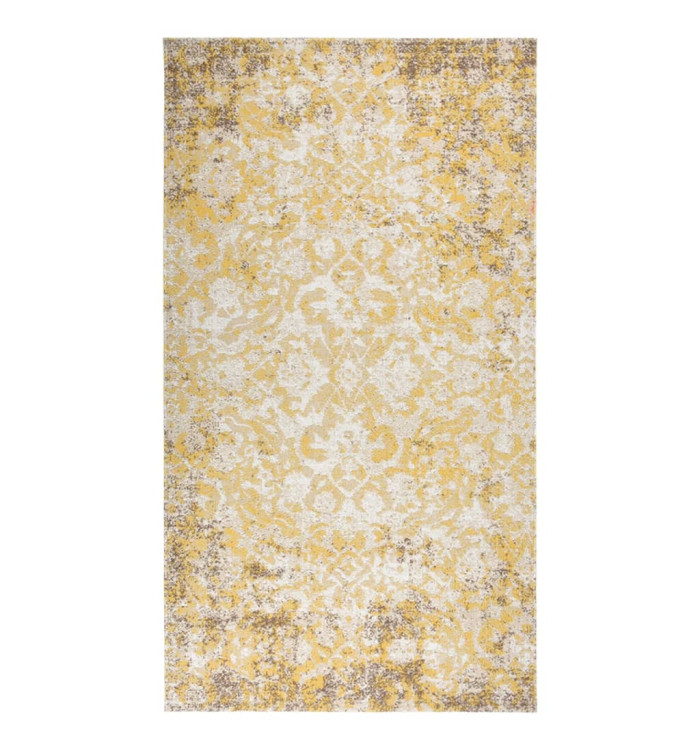 Tapis à tissage plat d'extérieur 115x170 cm Jaune | Mobilier & Déco