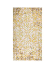 Tapis à tissage plat d'extérieur 115x170 cm Jaune | Mobilier & Déco