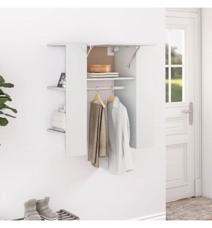 Armoire de couloir Blanc 97,5x37x99 cm Bois d'ingénierie | Mobilier & Déco
