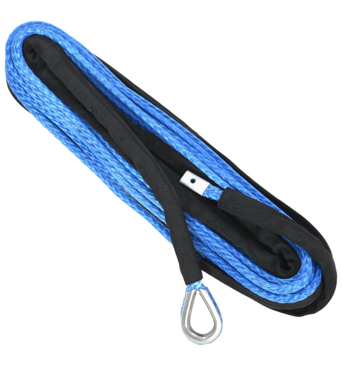 Corde de treuil Bleu 9 mm x 26 m | Mobilier & Déco