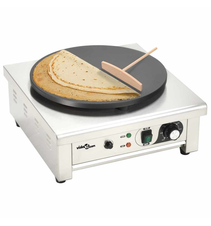 Crêpière électrique avec bac de récupération 40 cm 3000 W | Mobilier & Déco
