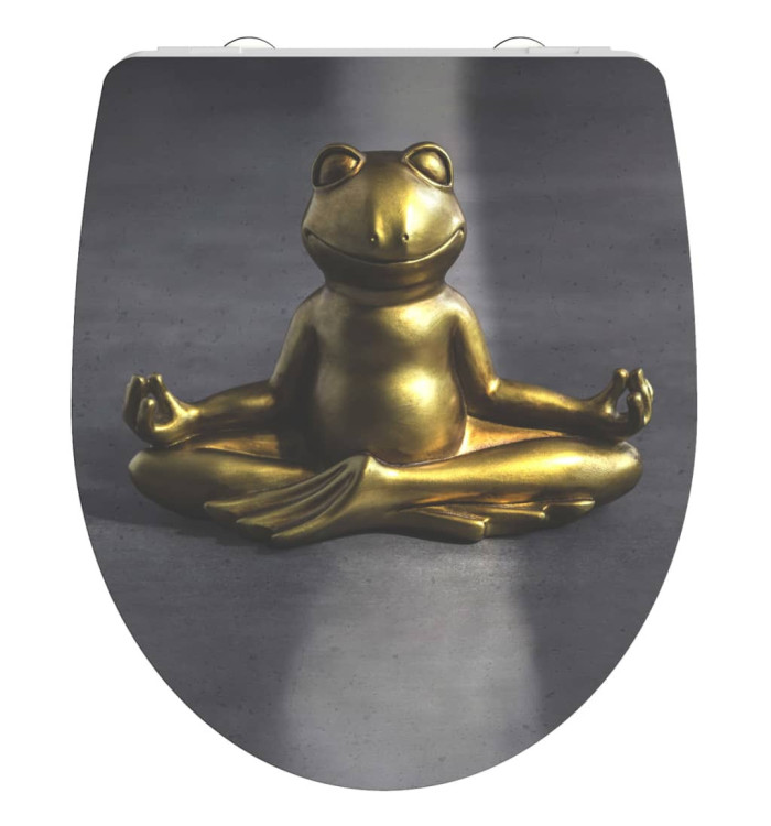 SCHÜTTE Siège de toilette Duroplast fermeture en douceur RELAXING FROG | Mobilier & Déco
