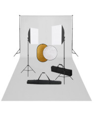 Kit de studio photo boîtes à lumière toile de fond réflecteur | Mobilier & Déco
