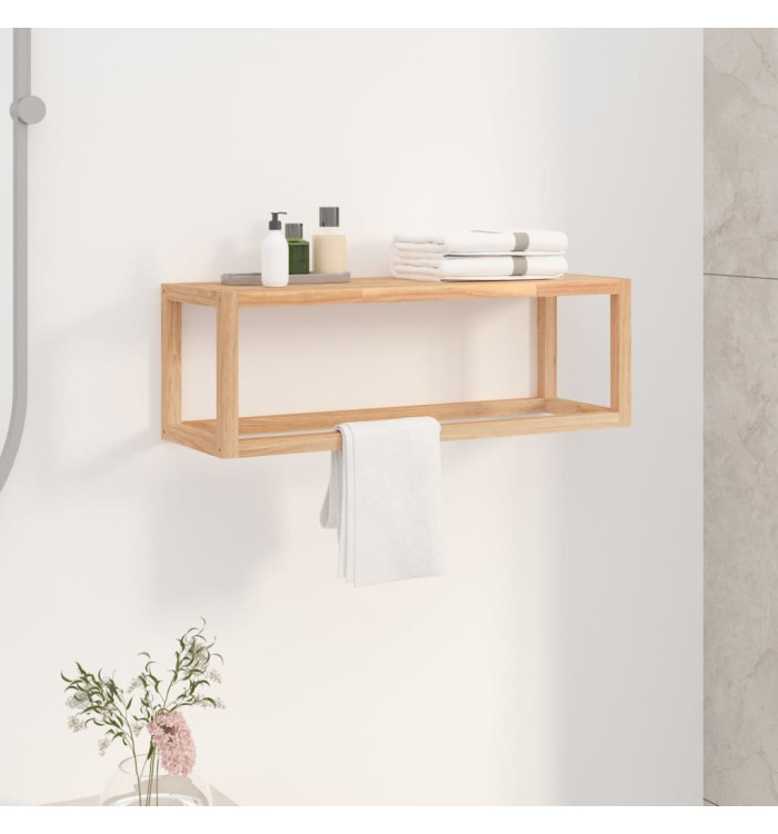 Porte-serviette 60x20x20 cm Bois massif de noyer | Mobilier & Déco