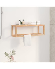 Porte-serviette 60x20x20 cm Bois massif de noyer | Mobilier & Déco