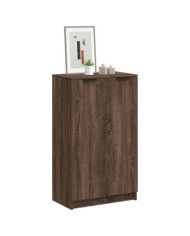 Meuble à chaussures Chêne marron 59x35x100 cm Bois d'ingénierie | Mobilier & Déco