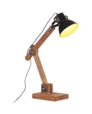 Lampe de bureau industrielle Noir Rond 58x18x90 cm E27 | Mobilier & Déco