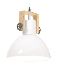 Lampe suspendue industrielle 25 W Blanc Rond 30 cm E27 | Mobilier & Déco