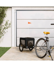 Remorque de vélo pour animaux de compagnie noir | Mobilier & Déco