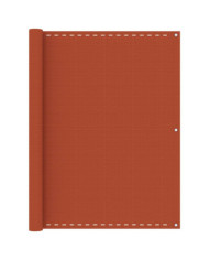 Écran de balcon Orange 120x600 cm PEHD | Mobilier & Déco