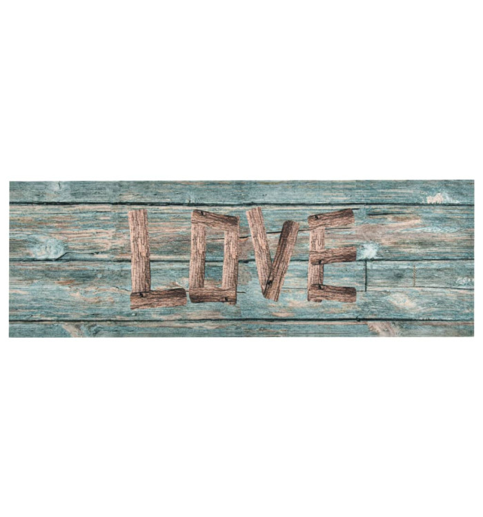 Tapis de cuisine lavable Love 60x300 cm | Mobilier & Déco