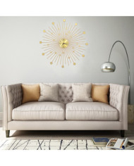 Horloge murale Métal 70 cm Doré | Mobilier & Déco
