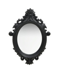 Miroir mural style château 56x76 cm Noir | Mobilier & Déco