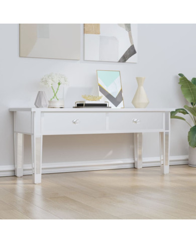 Table basse à miroir 106x45x45 cm Bois d'ingénierie et verre | Mobilier & Déco