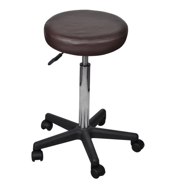 Tabouret de bureau marron | Mobilier & Déco