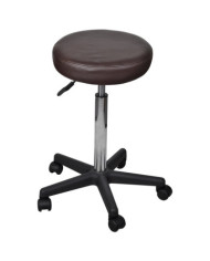 Tabouret de bureau marron | Mobilier & Déco