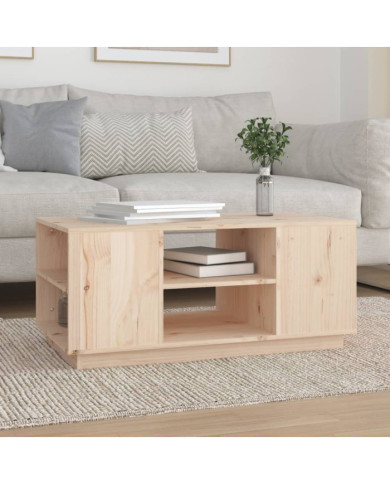Table basse 90x49x40,5 cm Bois massif de pin | Mobilier & Déco