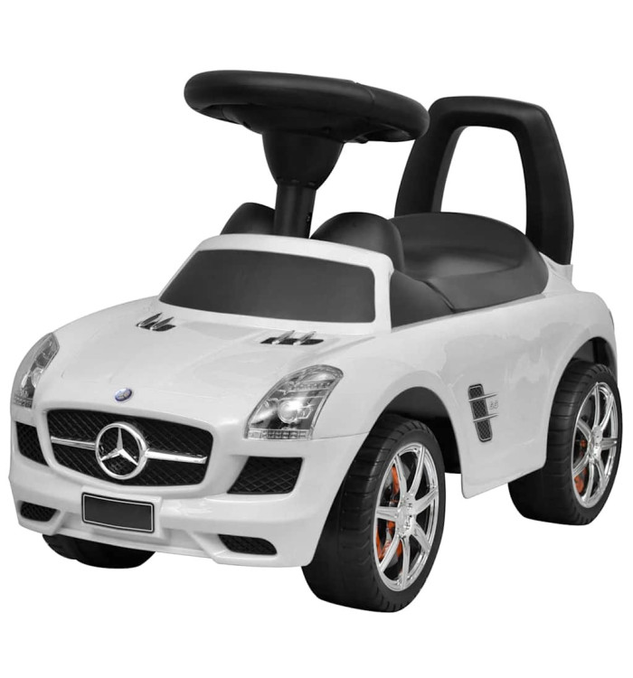 Voiture à pousser par pieds pour enfants blanc | Mobilier & Déco