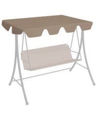 Toit de rechange de balançoire taupe 150/130x105/70 cm | Mobilier & Déco