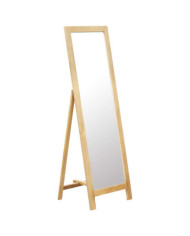 Miroir sur pied 48x46,5x150 cm Bois de chêne solide | Mobilier & Déco