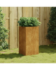Jardinière 40x40x80 cm acier corten | Mobilier & Déco