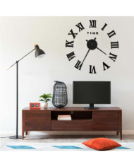 Horloge murale 3D Design moderne Noir 100 cm XXL | Mobilier & Déco