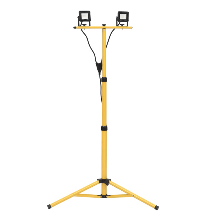 Projecteur à LED avec trépied 2x10 W Blanc froid | Mobilier & Déco