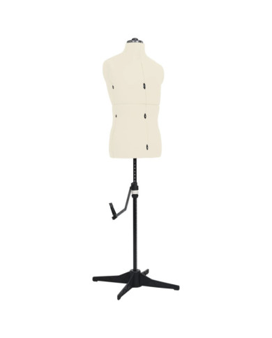Mannequin de couture ajustable pour homme Crème Taille 37-45 | Mobilier & Déco