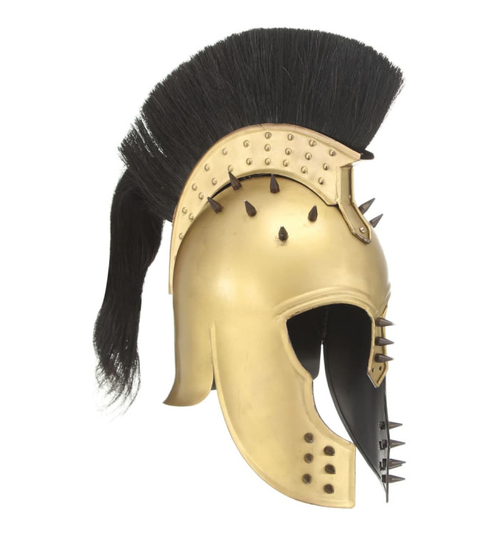 Casque de guerrier grec antique pour GN Laiton Acier | Mobilier & Déco