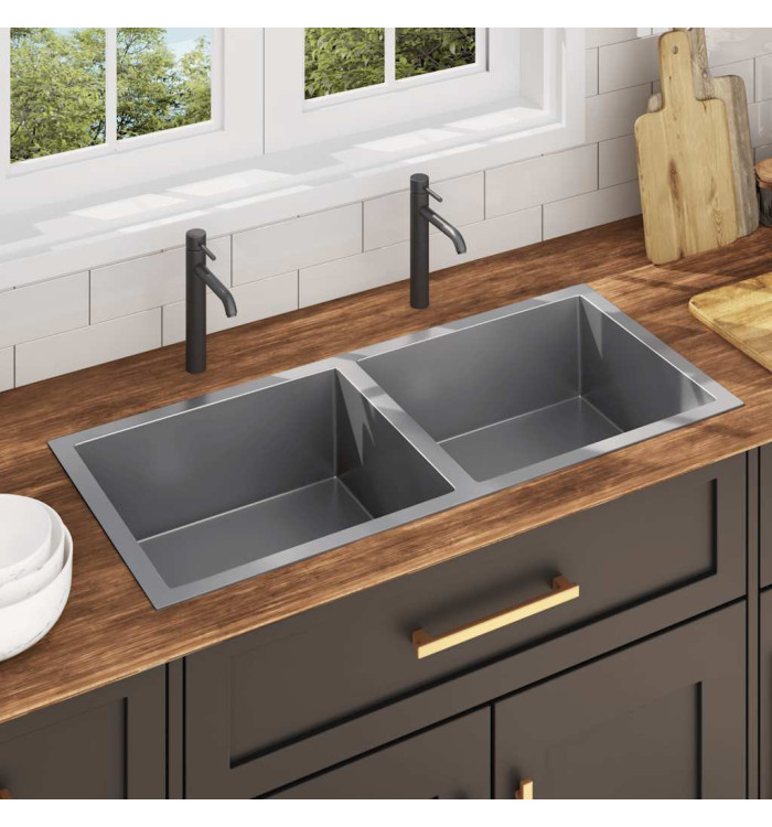 Évier de cuisine fait main Acier inoxydable | Mobilier & Déco