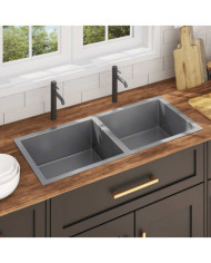 Évier de cuisine fait main Acier inoxydable | Mobilier & Déco