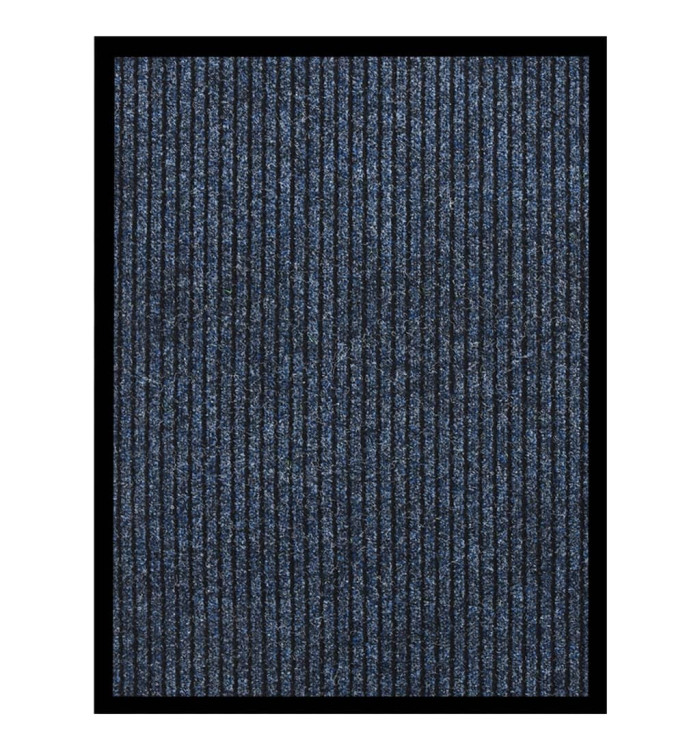 Paillasson rayé Bleu 60x80 cm | Mobilier & Déco