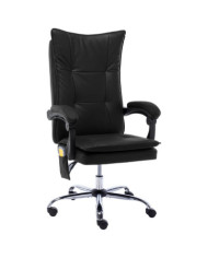 Chaise de bureau de massage Noir Similicuir | Mobilier & Déco