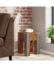 Tabouret Bois de teck massif et résine | Mobilier & Déco