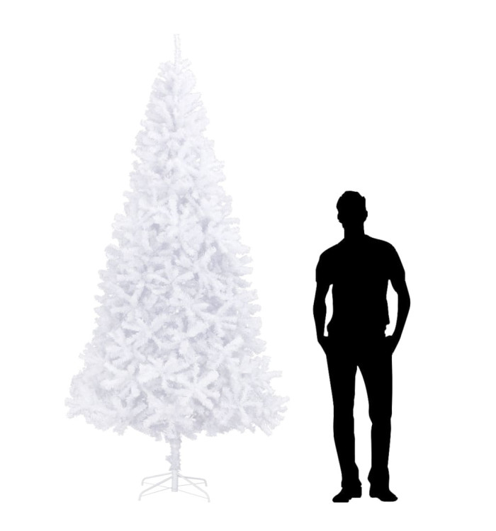 Sapin de Noël artificiel 300 cm Blanc | Mobilier & Déco