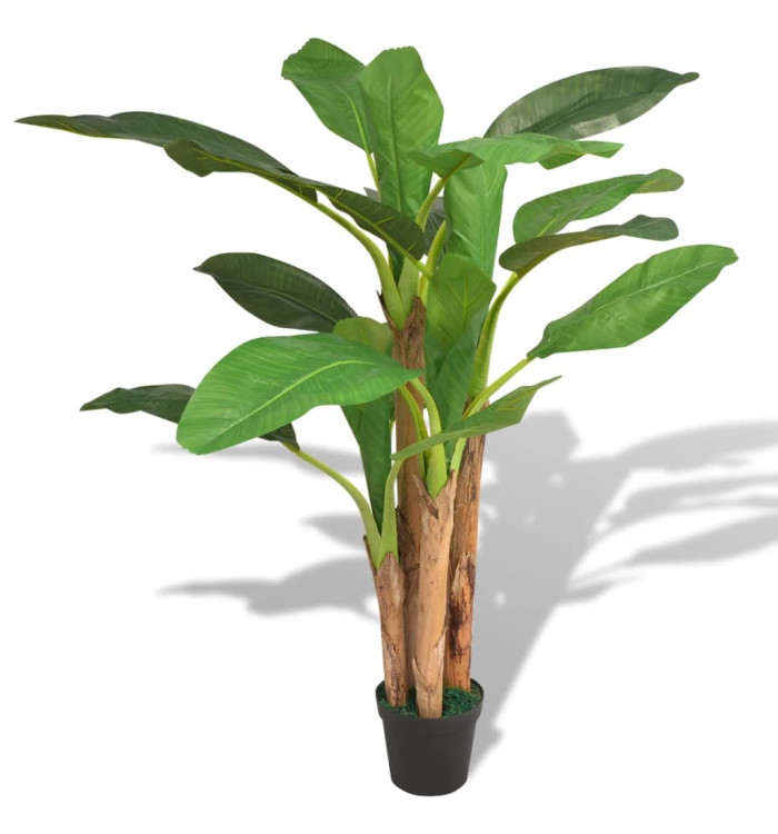 Bananier artificiel avec pot 175 cm Vert | Mobilier & Déco